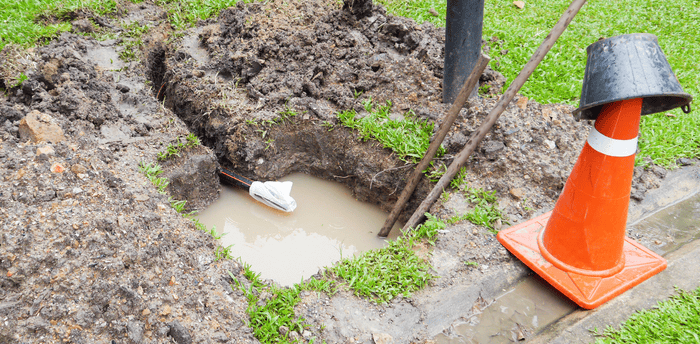 Broken water line Alabaster, AL water line repair